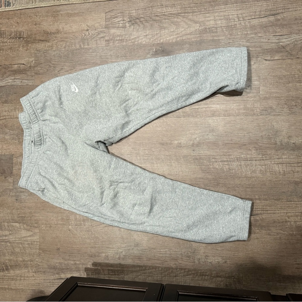 Grey sweatpants